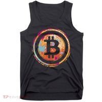 Bitcoin Retro Crypto Tank Top thumb 0