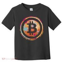 Bitcoin Retro Crypto Toddler T-Shirt thumb 0