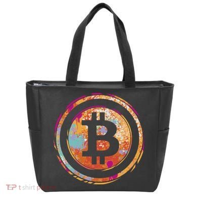 Bitcoin Retro Crypto Tote Bag
