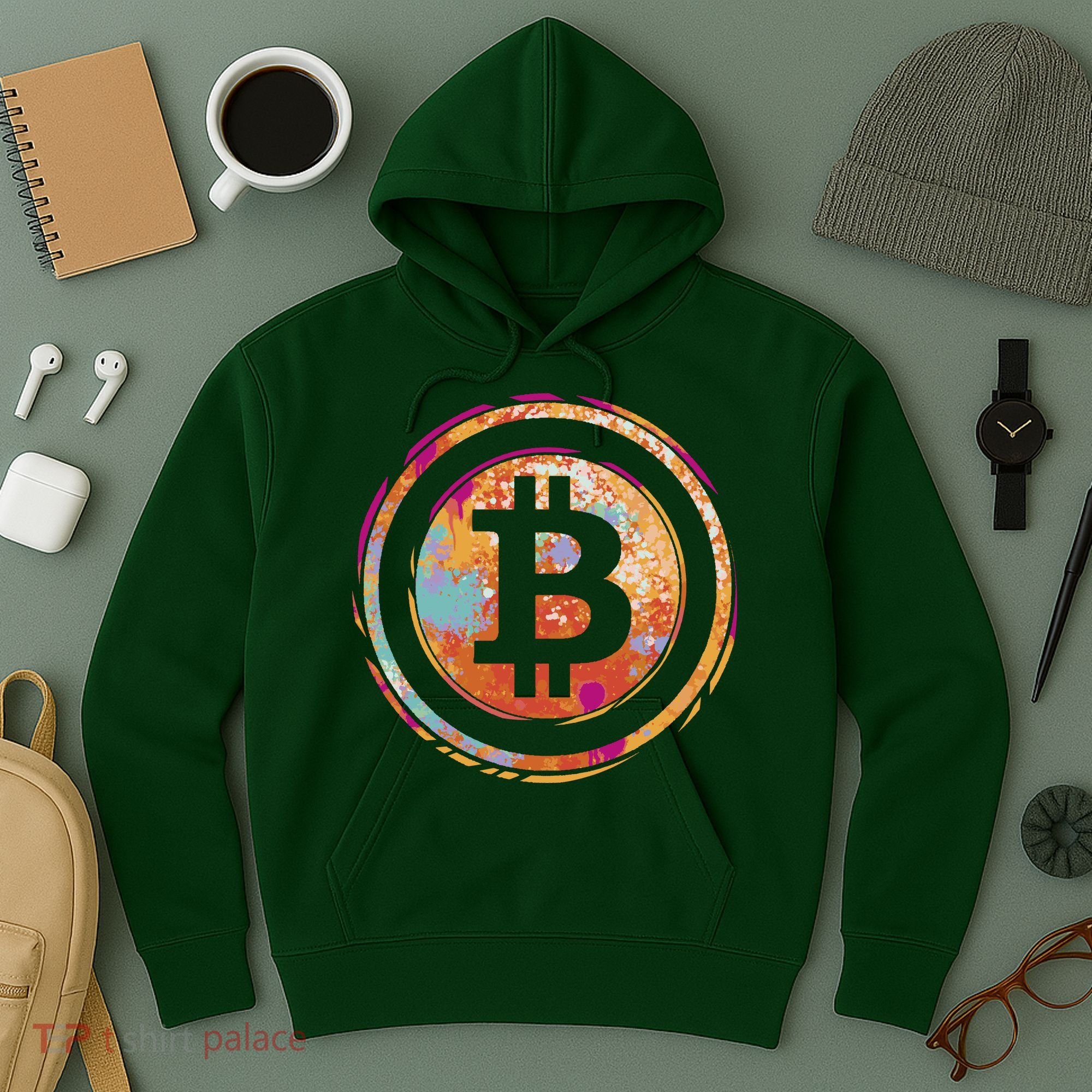 Bitcoin Retro Crypto Hoodie