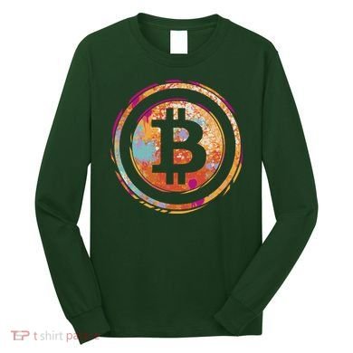 Bitcoin Retro Crypto Long Sleeve Shirt