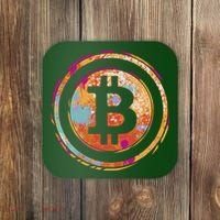 Bitcoin Retro Crypto Coaster thumb 0