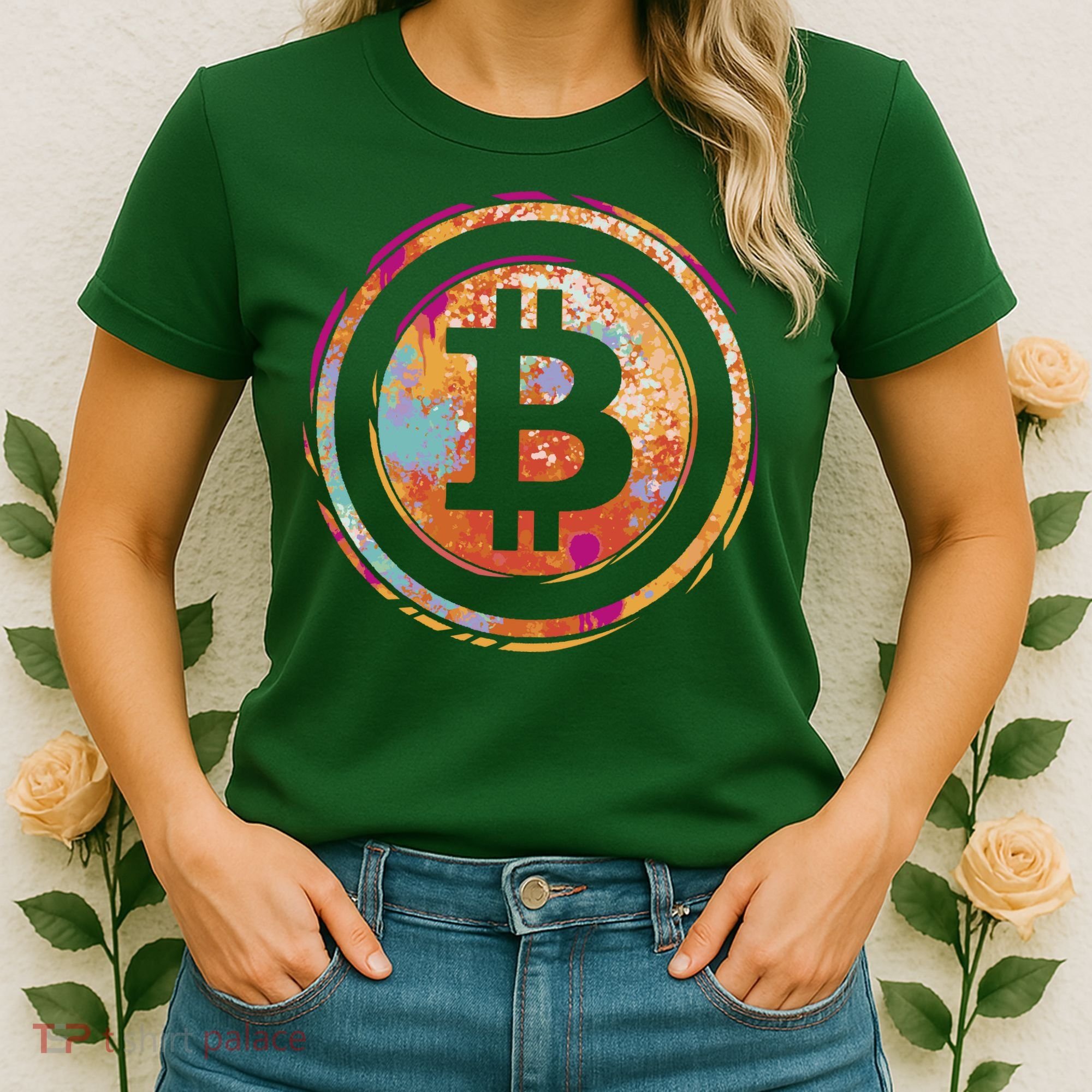 Bitcoin Retro Crypto Women's T-Shirt