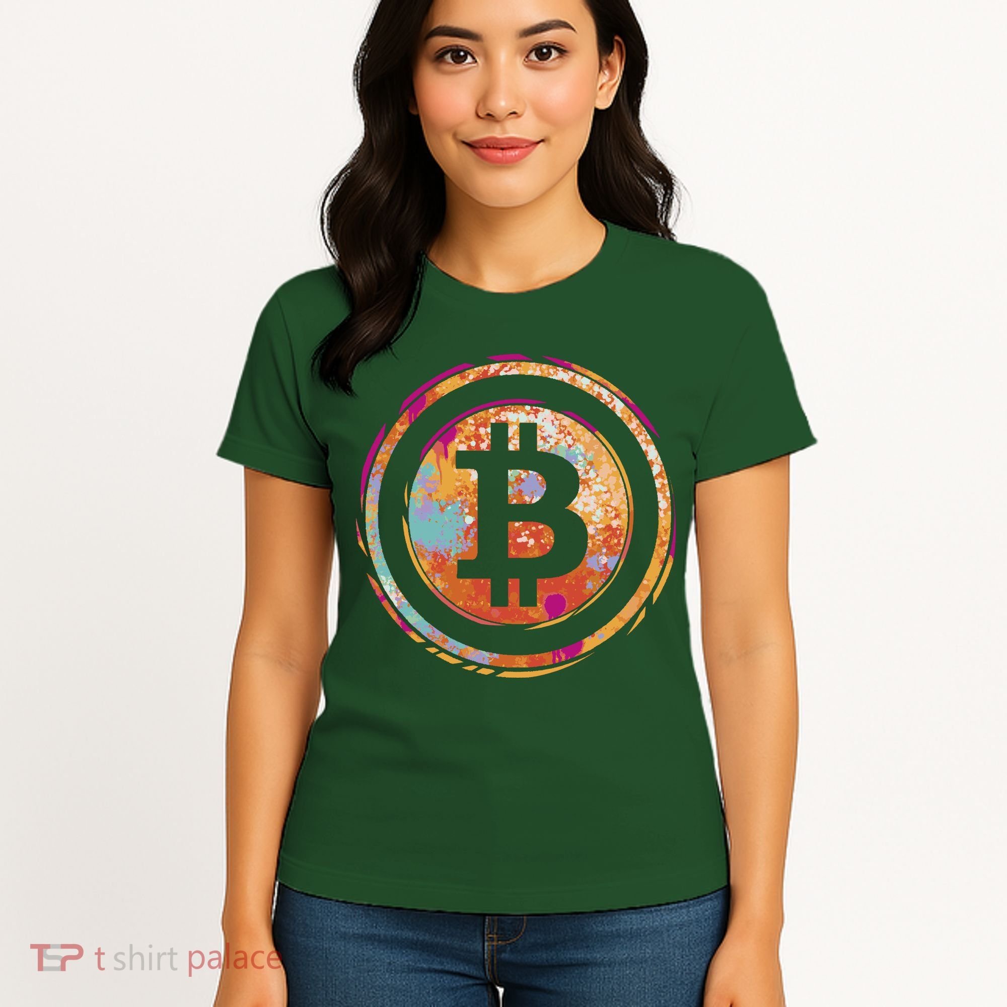 Bitcoin Retro Crypto Women's T-Shirt