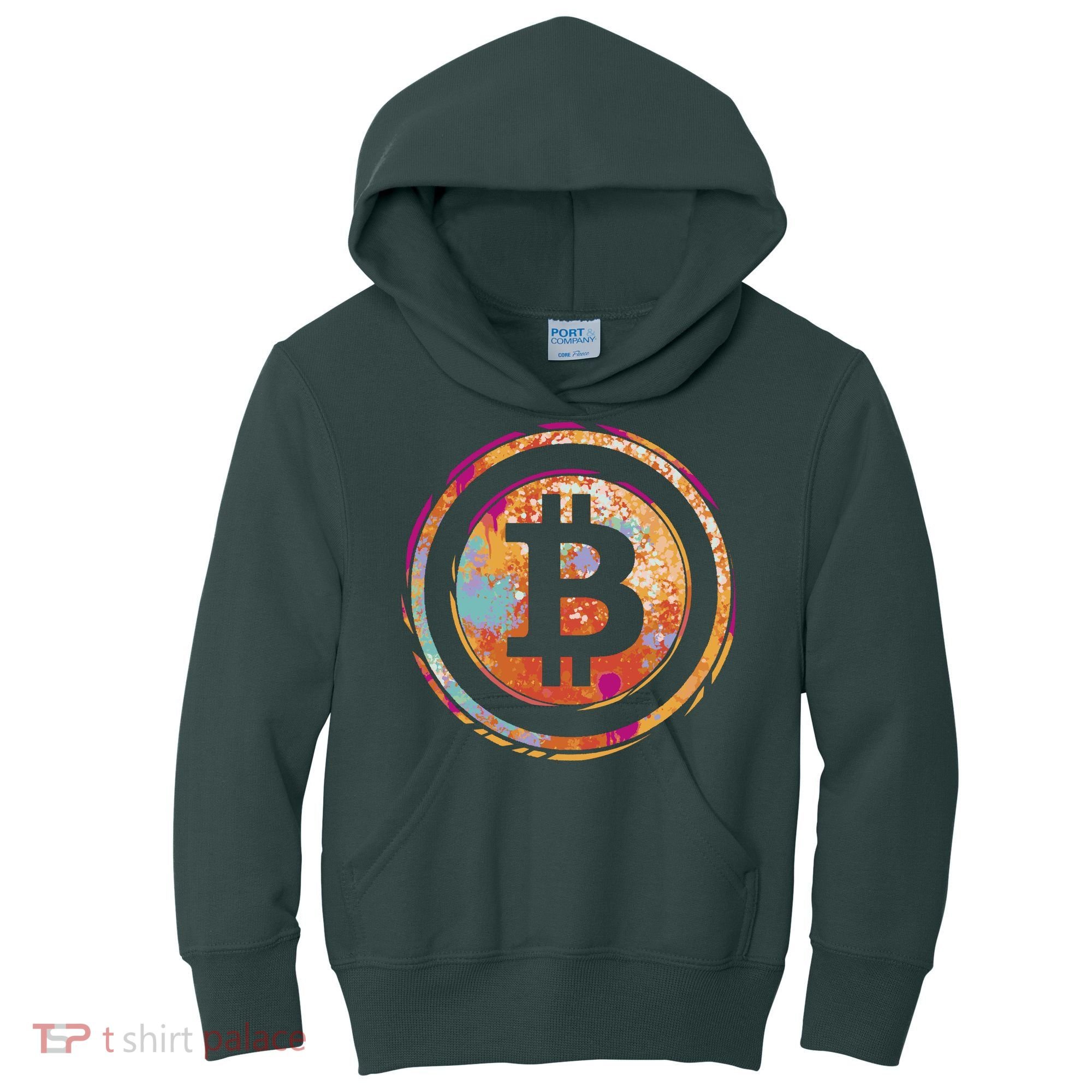 Bitcoin Retro Crypto Kids Hoodie
