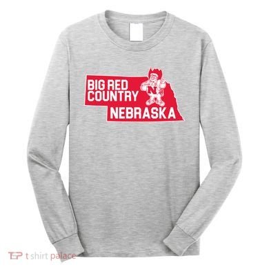 Big Red Country Nebraska Long Sleeve Shirt