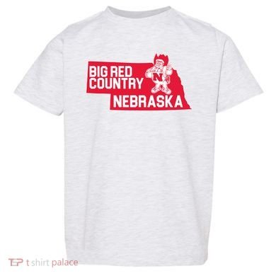 Big Red Country Nebraska Toddler T-Shirt