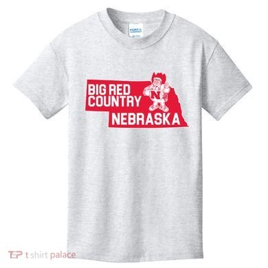 Big Red Country Nebraska Kids T-Shirt