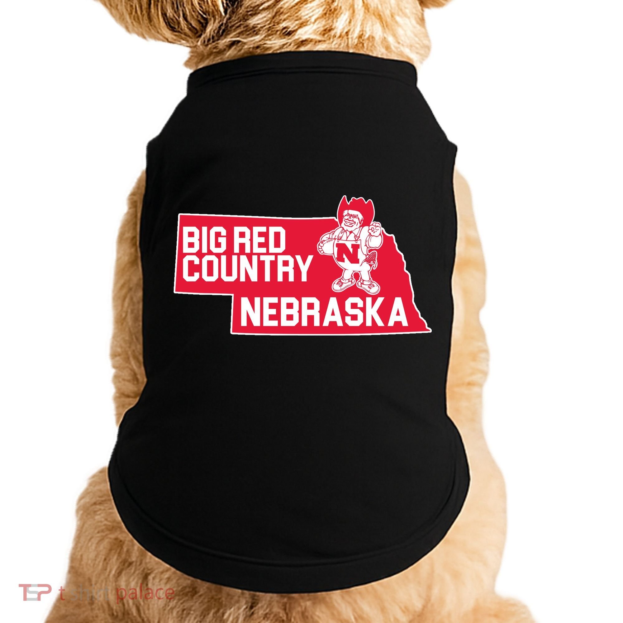 Big Red Country Nebraska Doggie Tank
