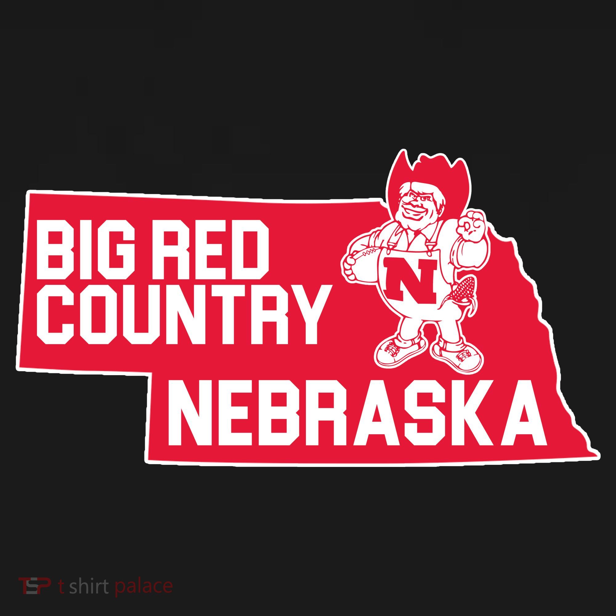 Big Red Country Nebraska Doggie Tank