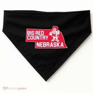 Big Red Country Nebraska USA-Made Doggie Bandana