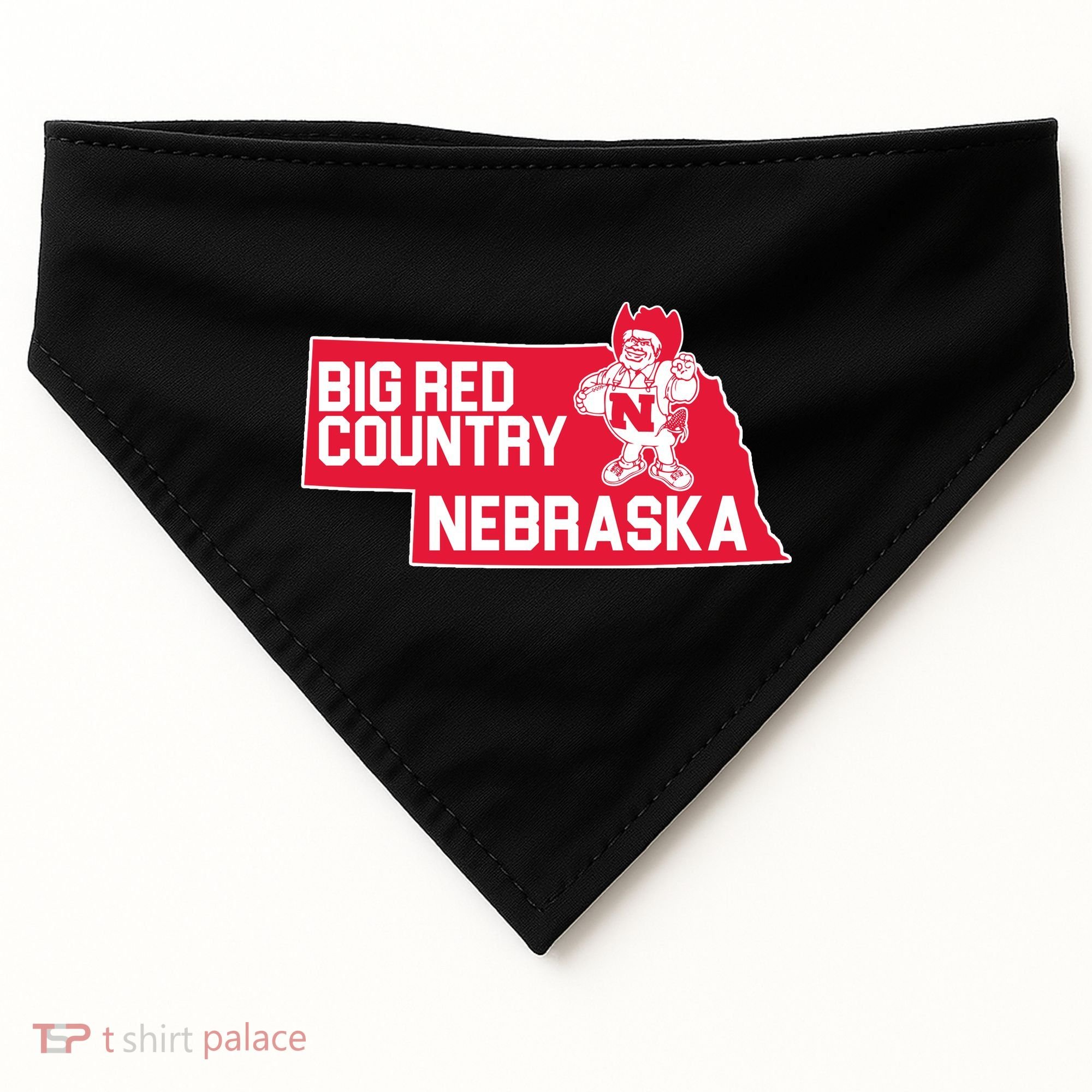 Big Red Country Nebraska USA-Made Doggie Bandana