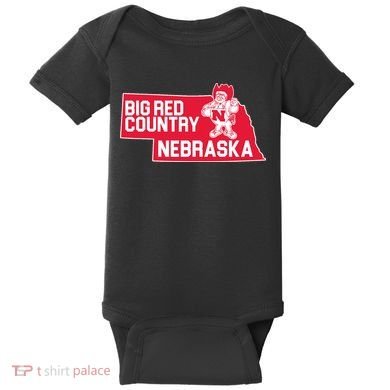 Big Red Country Nebraska Baby Bodysuit