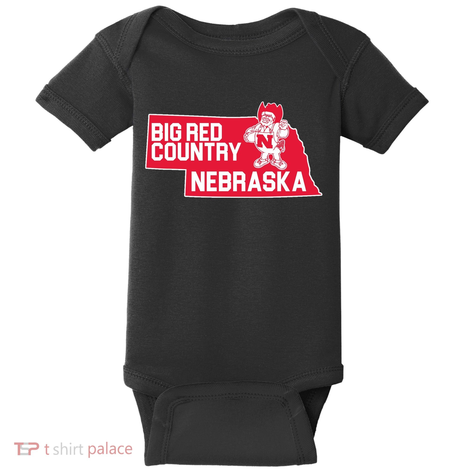 Big Red Country Nebraska Baby Bodysuit