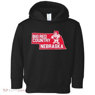Big Red Country Nebraska Toddler Hoodie