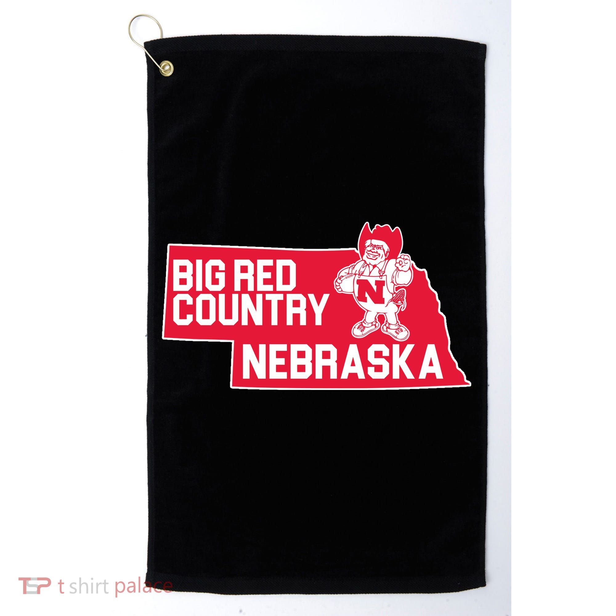 Big Red Country Nebraska Golf Towel