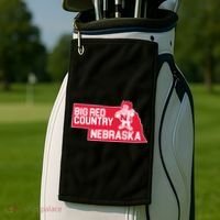 Big Red Country Nebraska Golf Towel thumb 2