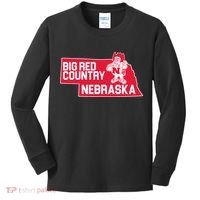 Big Red Country Nebraska Kids Long Sleeve Shirt thumb 0
