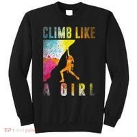 Bouldering Rock Climber Women Kids Rock Climbing Sweatshirt thumb 0