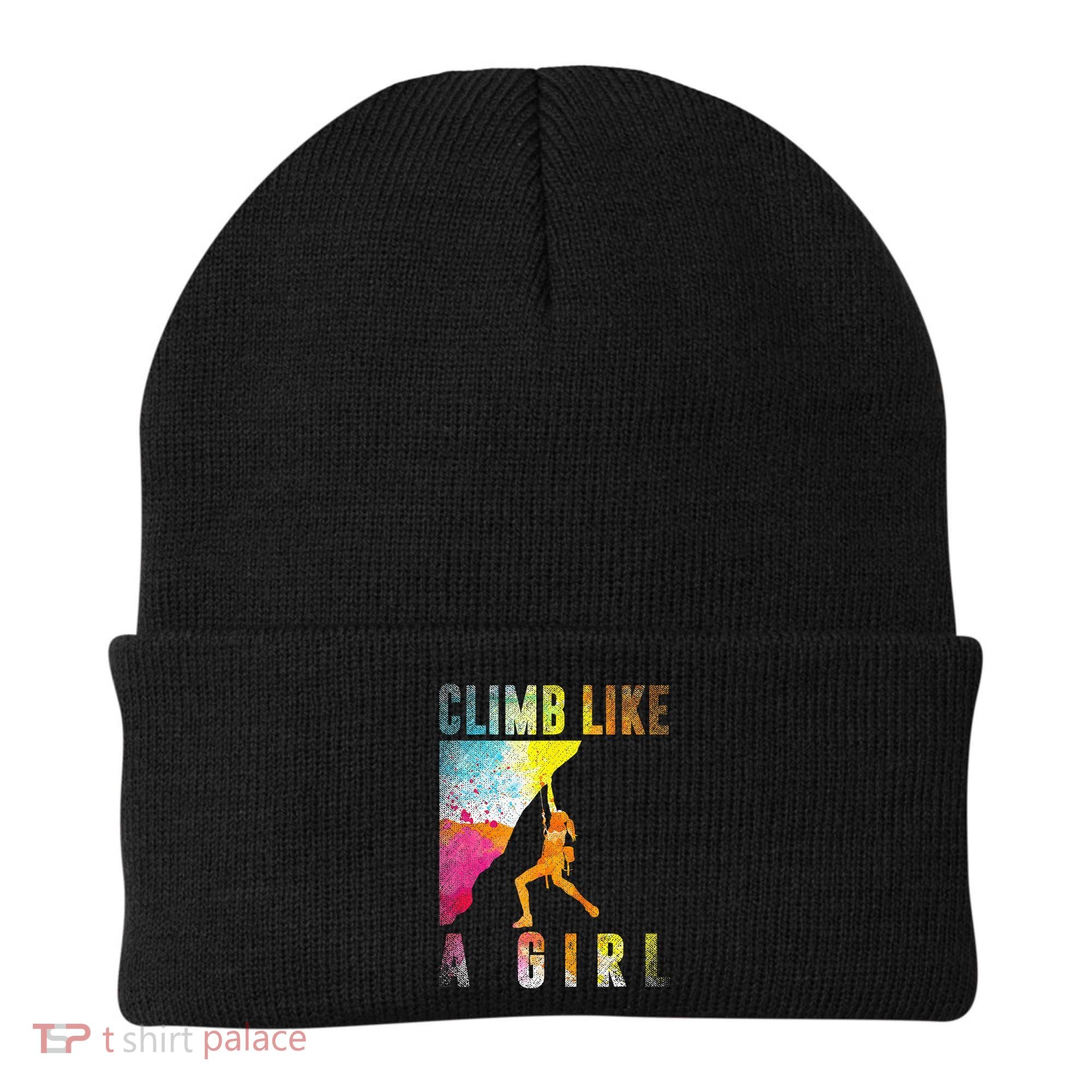 Bouldering Rock Climber Women Kids Rock Climbing Beanie