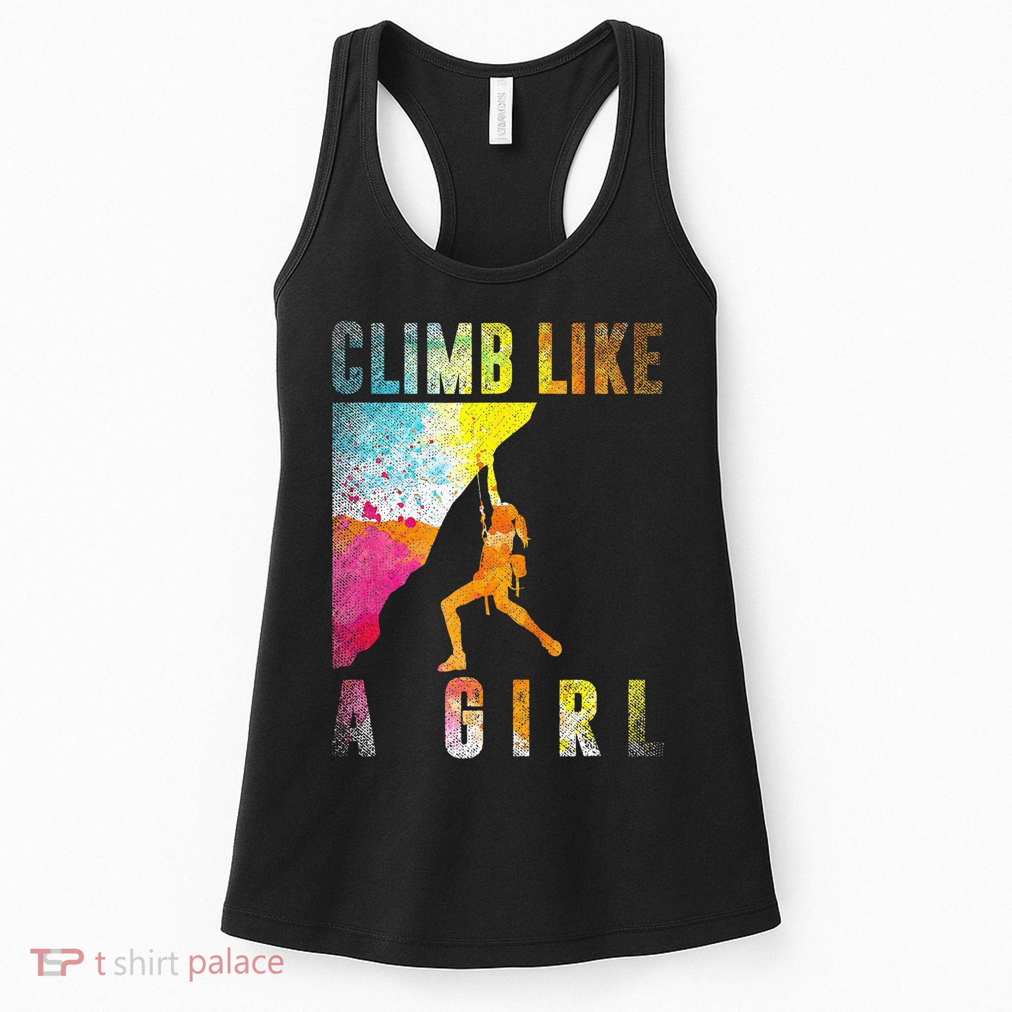 Bouldering Rock Climber Women Kids Rock Climbing Women's Tank Top