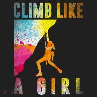 Bouldering Rock Climber   Women's Sweatshirt thumb 2