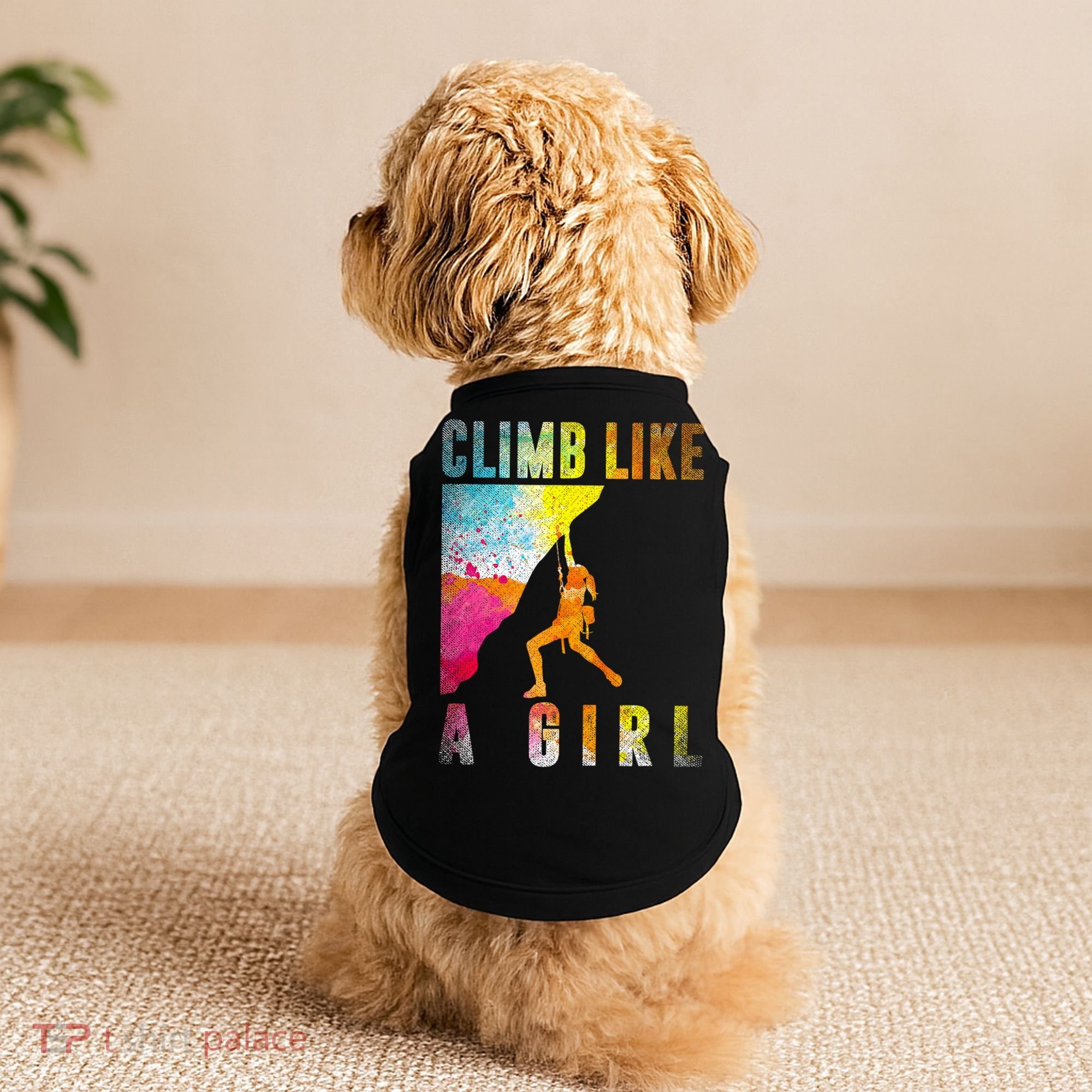 Bouldering Rock Climber   Doggie Tank