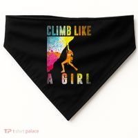 Bouldering Rock Climber   USA-Made Doggie Bandana thumb 0