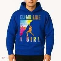 Bouldering Rock Climber   Hoodie thumb 2