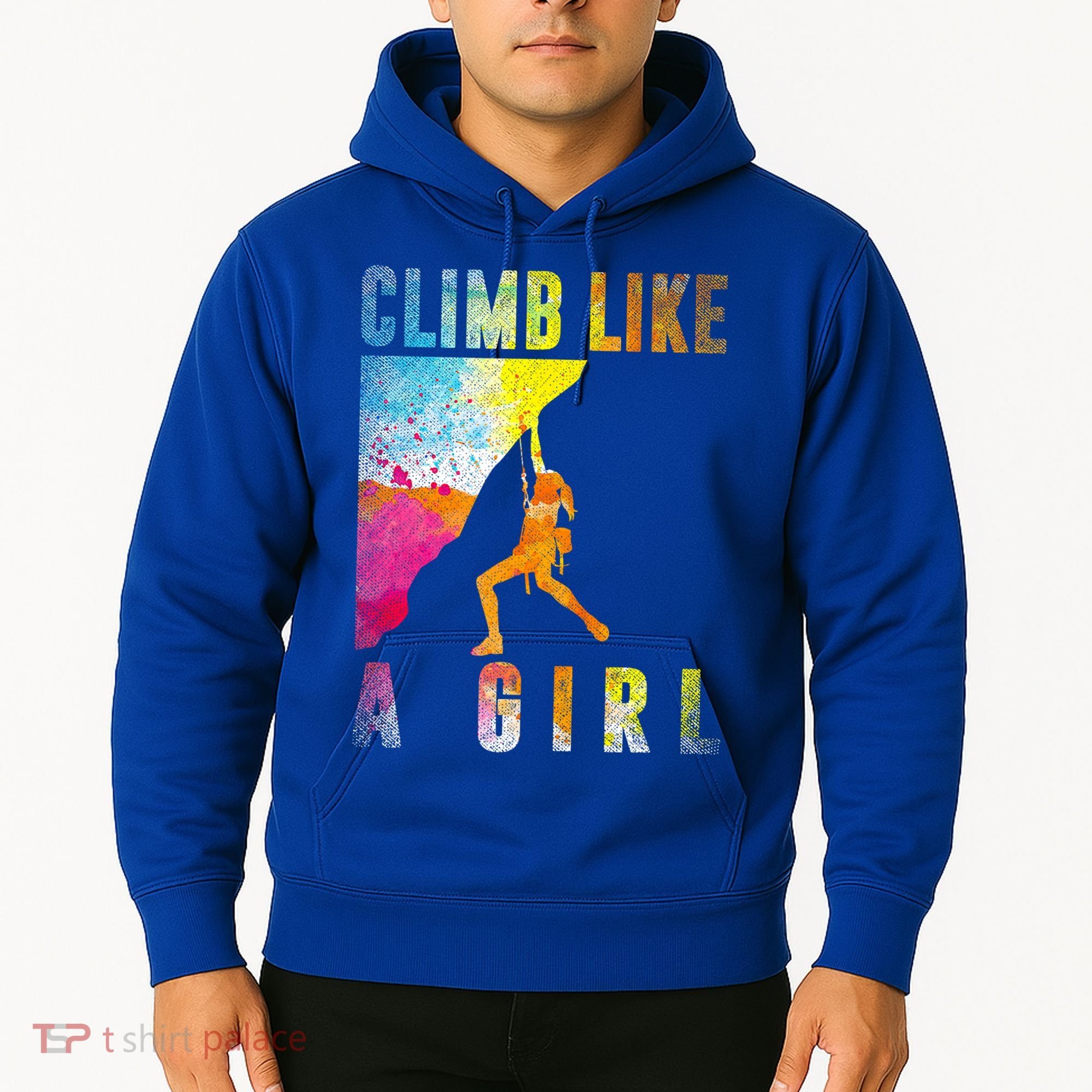 Bouldering Rock Climber   Hoodie