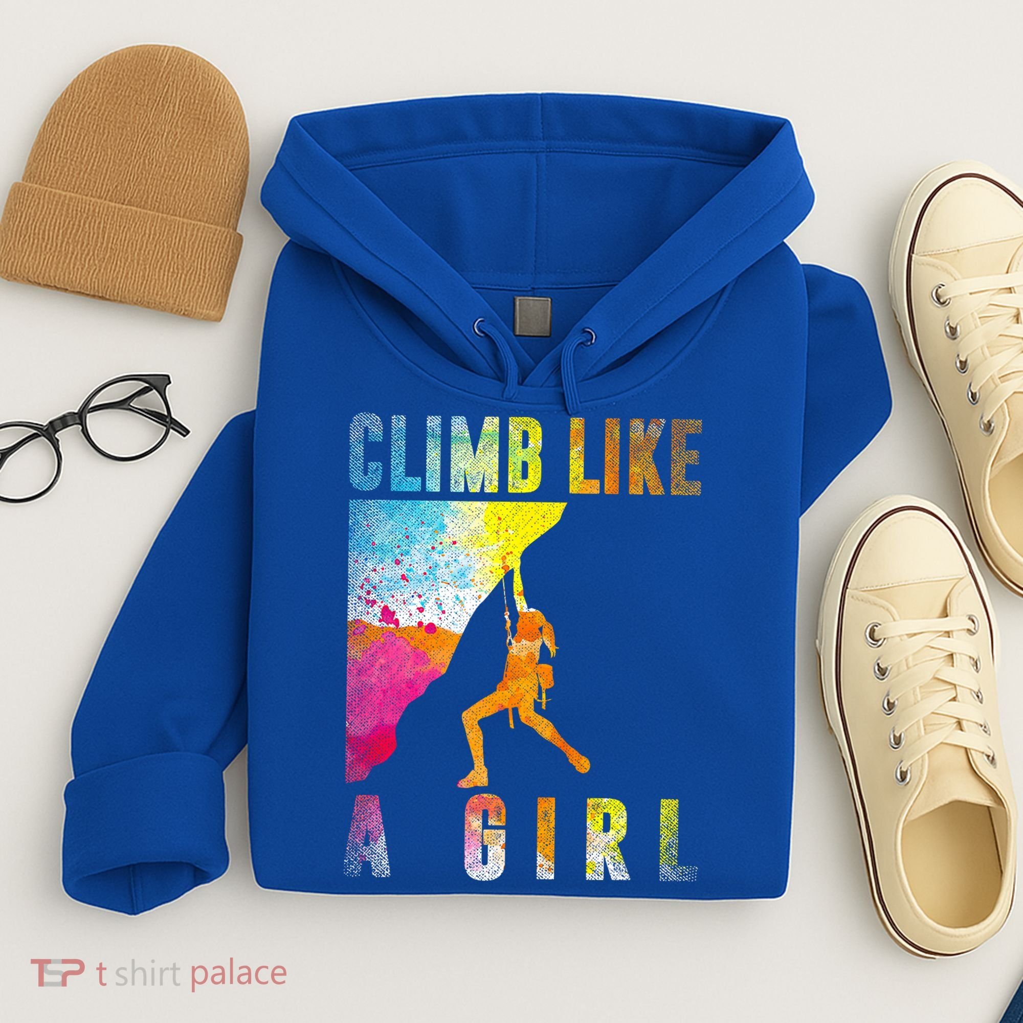 Bouldering Rock Climber   Hoodie
