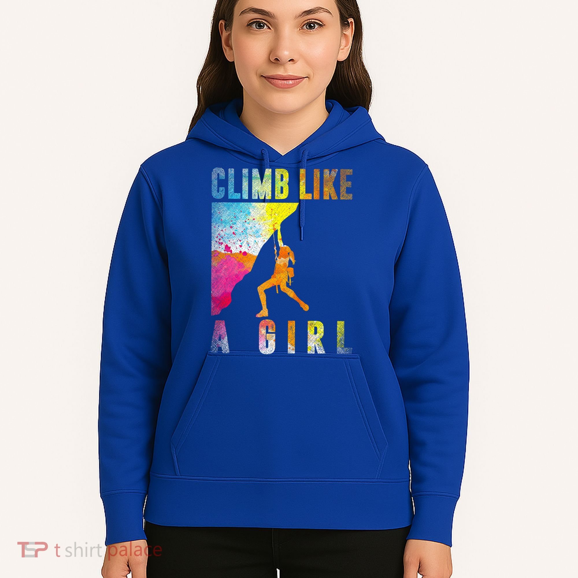 Bouldering Rock Climber   Hoodie