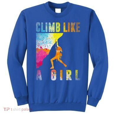 Bouldering Rock Climber   Sweatshirt