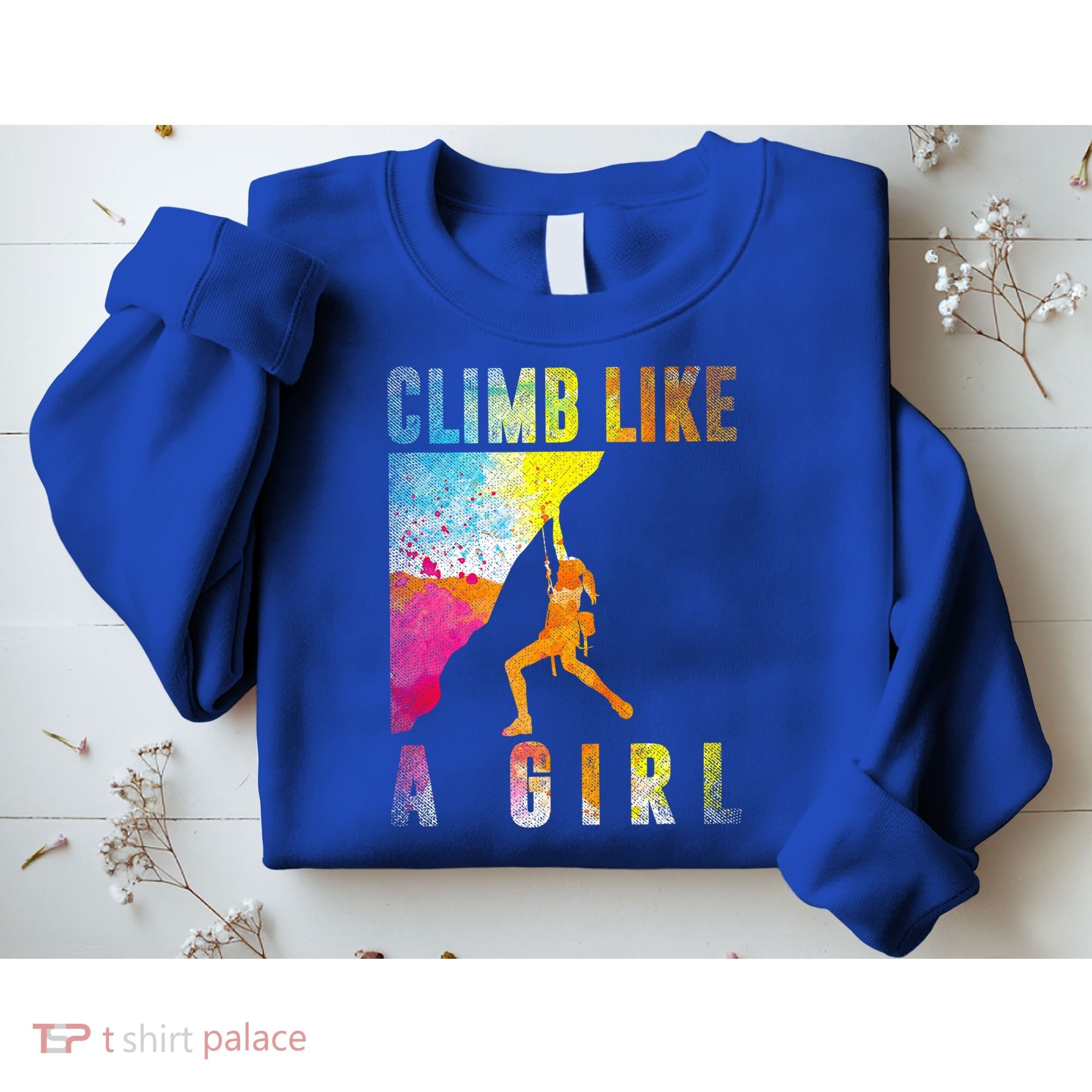 Bouldering Rock Climber   Sweatshirt