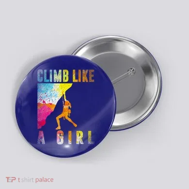 Bouldering Rock Climber   Button