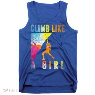 Bouldering Rock Climber   Tank Top
