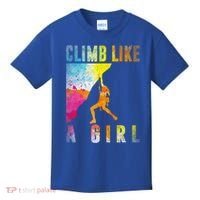 Bouldering Rock Climber   Kids T-Shirt thumb 0