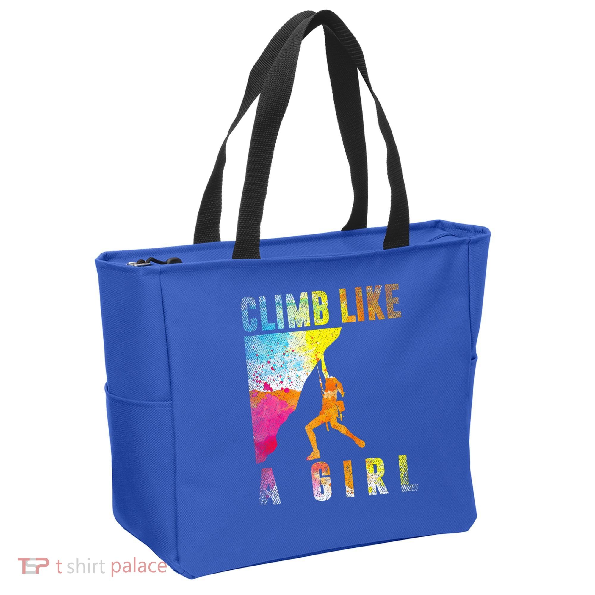 Bouldering Rock Climber   Tote Bag