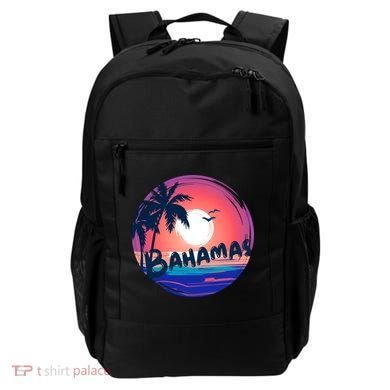 Bahamas Retro Circle Backpack