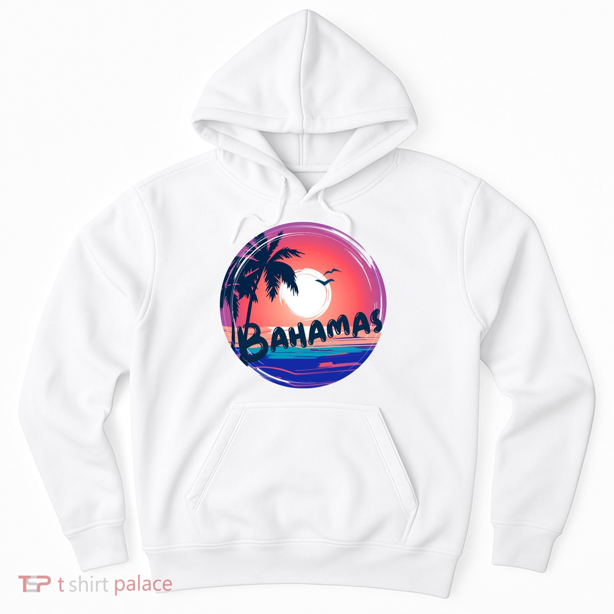 Bahamas Retro Circle Hoodie