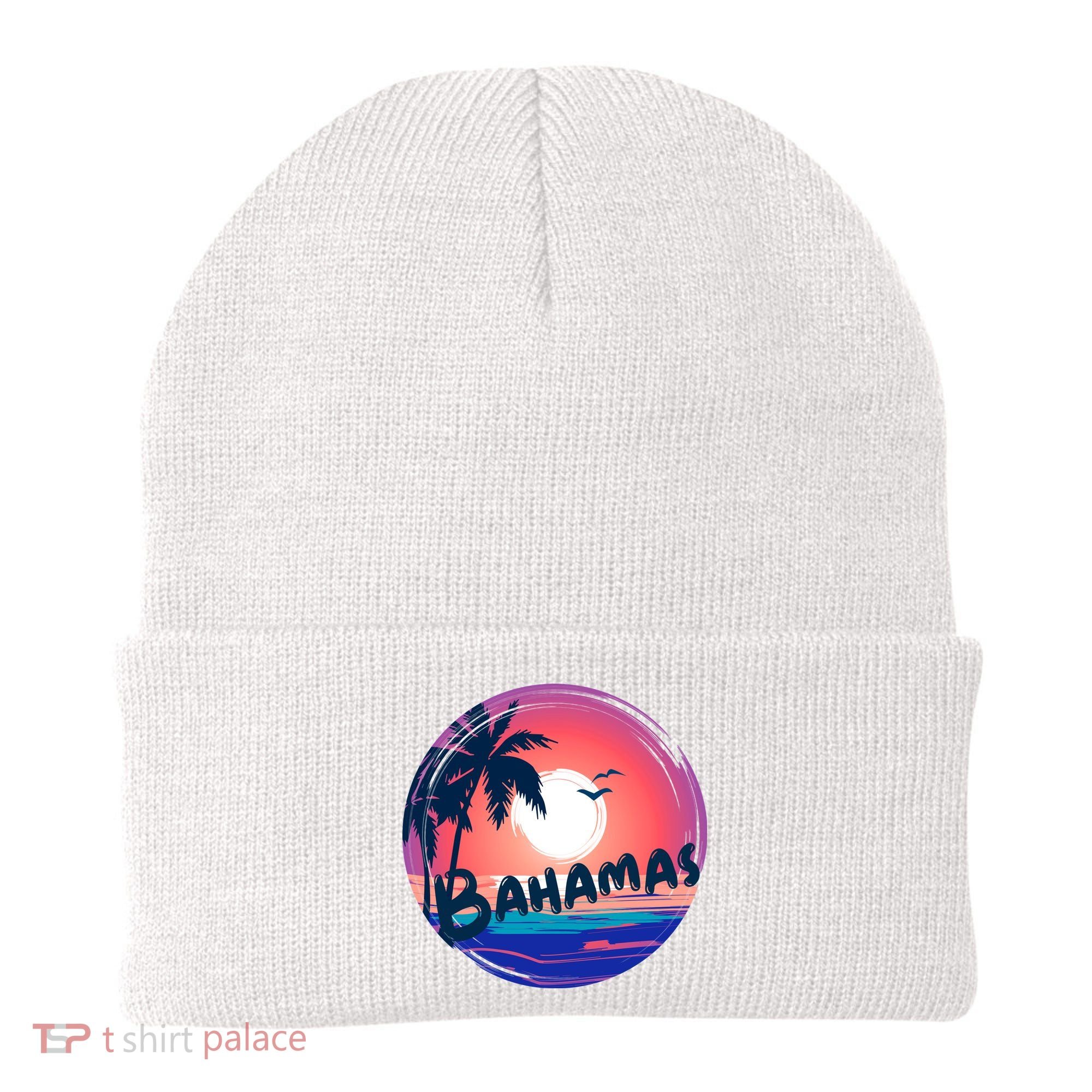 Bahamas Retro Circle Beanie