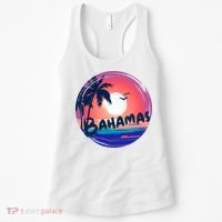Bahamas Retro Circle Women's Tank Top thumb 0