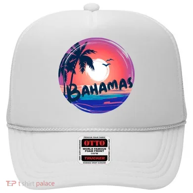 Bahamas Retro Circle Hat