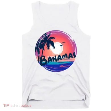 Bahamas Retro Circle Tank Top