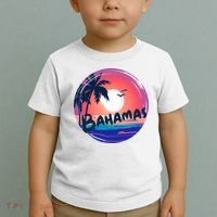 Bahamas Retro Circle Toddler T-Shirt thumb 2