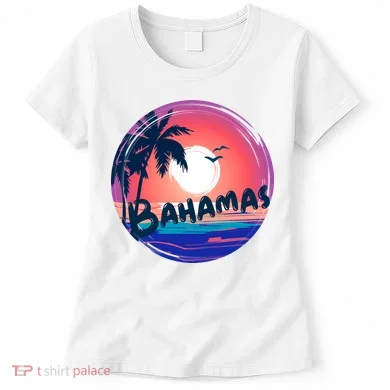 Bahamas Retro Circle Women's T-Shirt