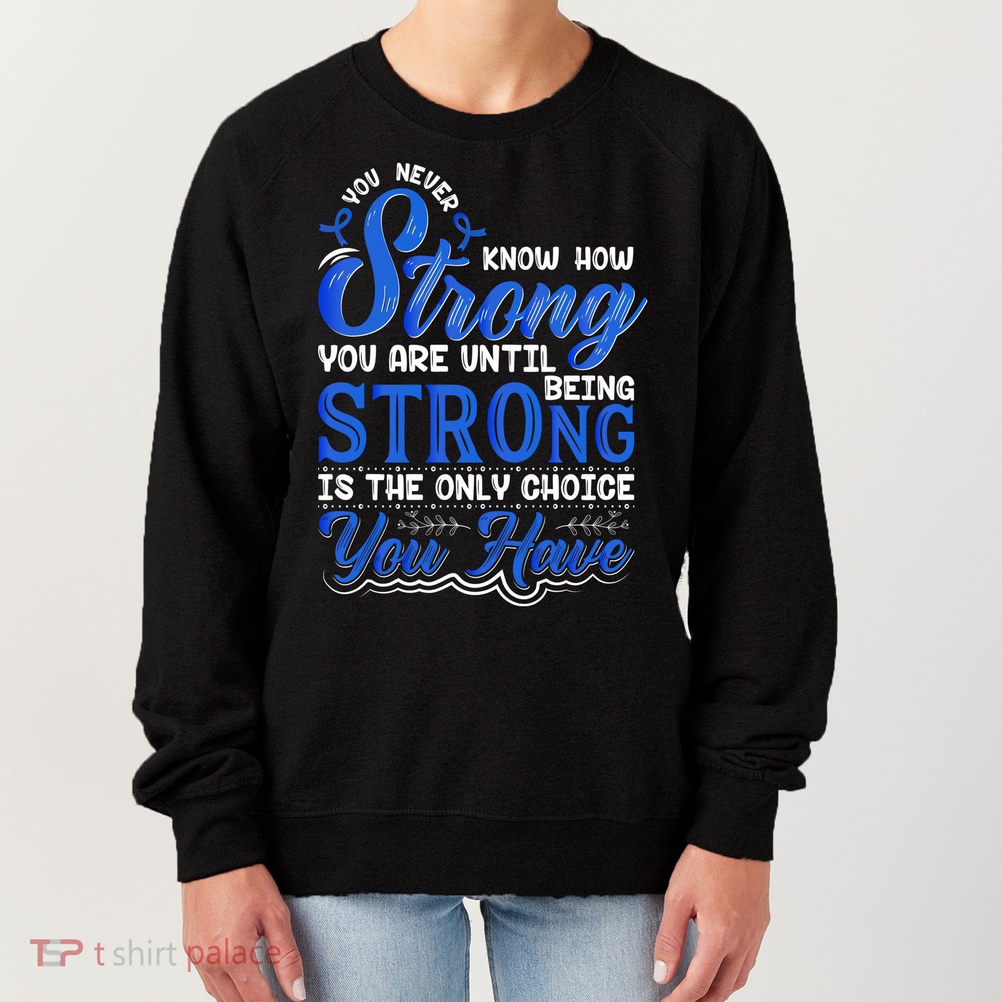 Blue Ribbon Colon Cancer Women's Sweatshirt