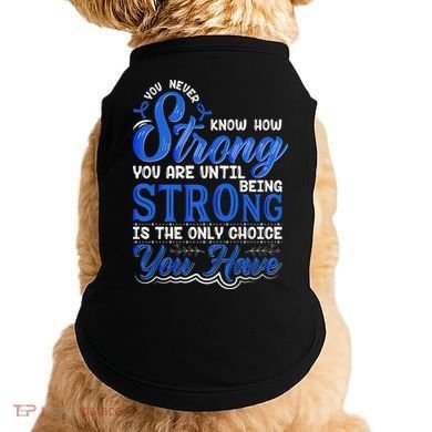 Blue Ribbon Colon Cancer Doggie Tank