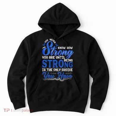 Blue Ribbon Colon Cancer Hoodie