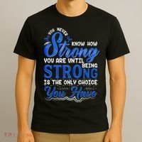 Blue Ribbon Colon Cancer T-Shirt thumb 3